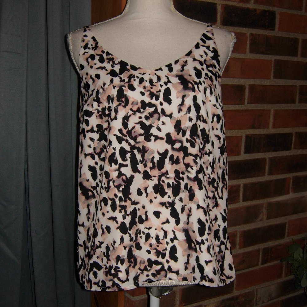 Banana Republic Animal Print Sleeveless Top S
